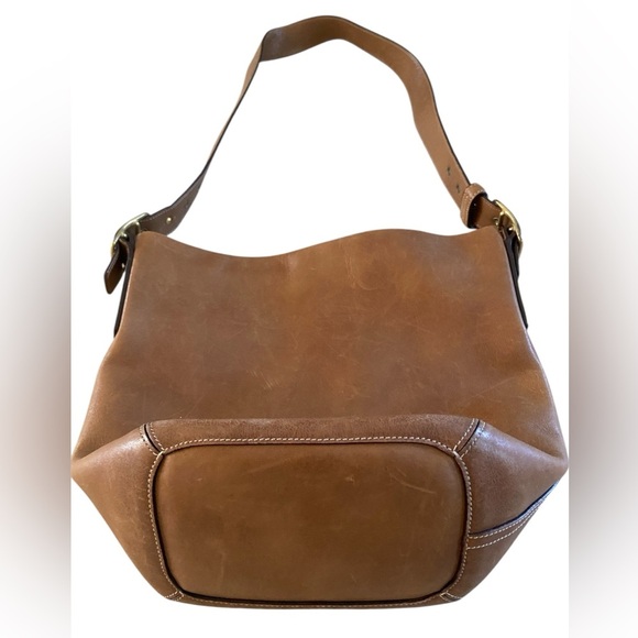Coach Cognac Vintage bleeker leather Bucket Bag 9118 pristine condition inside - Picture 2 of 4
